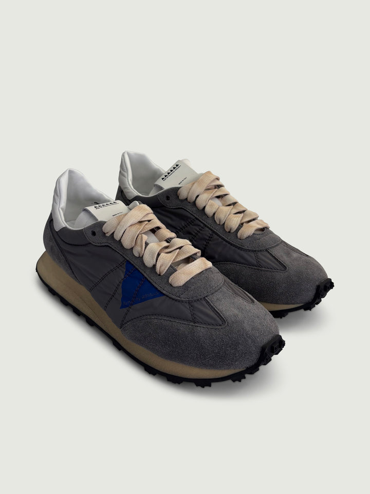 Sneaker Action in nylon e camoscio fumo ACTIO 4163 RUN OF 