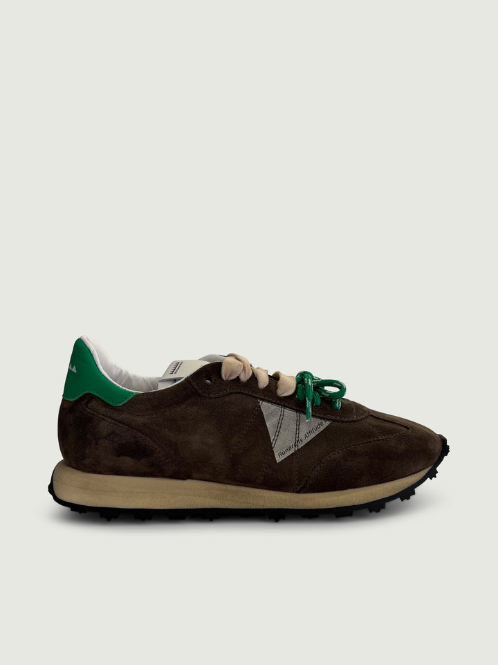 Sneaker Ager in camoscio moro AGER 203 RUN OF 