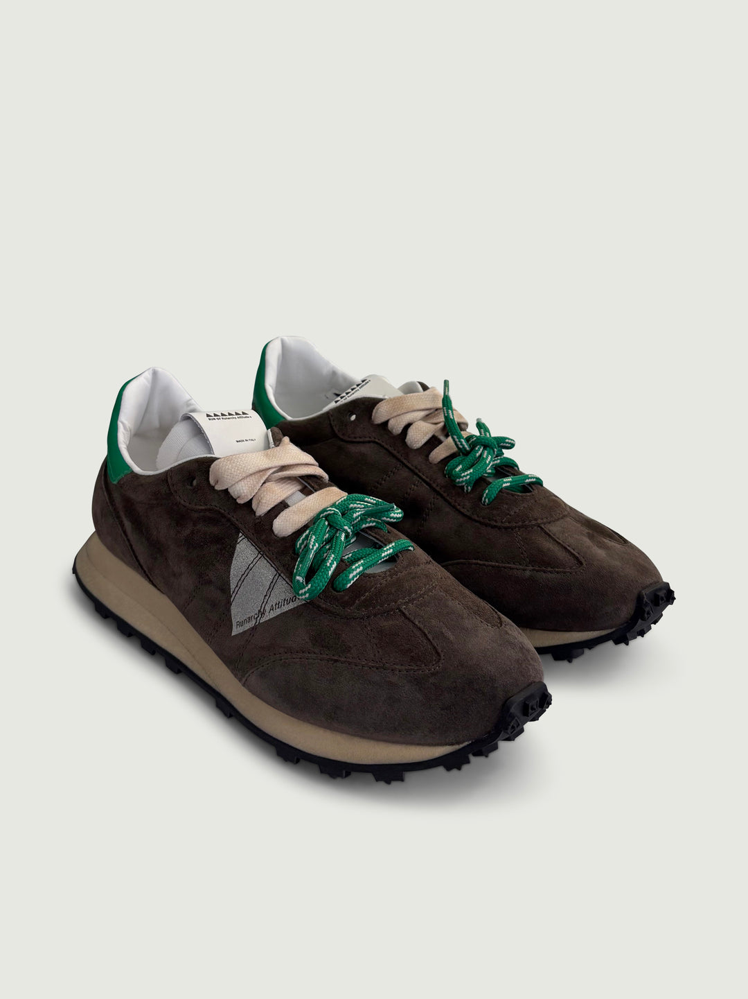 Sneaker Ager in camoscio moro AGER 203 RUN OF 