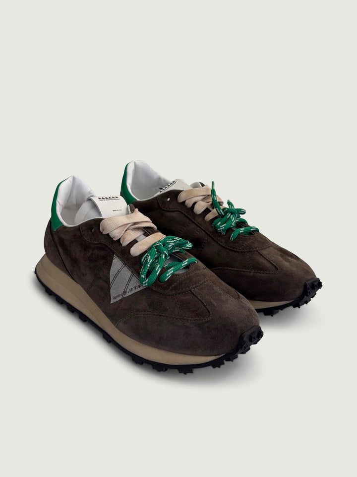 Sneaker Ager in camoscio moro AGER 203 RUN OF 