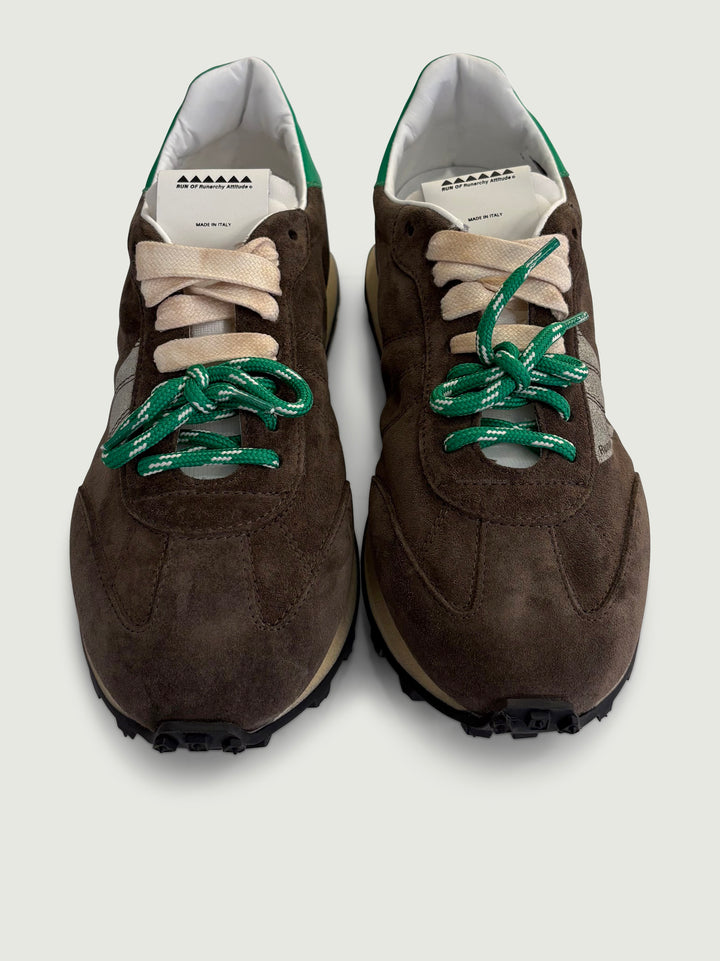 Sneaker Ager in camoscio moro AGER 203 RUN OF 