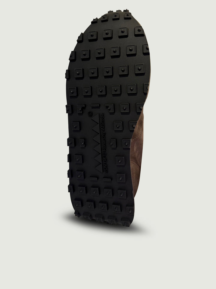 Sneaker Ager in camoscio moro AGER 203 RUN OF 