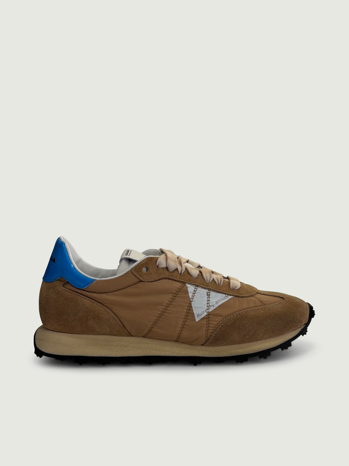 Sneaker Amnis in nylon e camoscio cammello AMNIS 205 RUN OF 