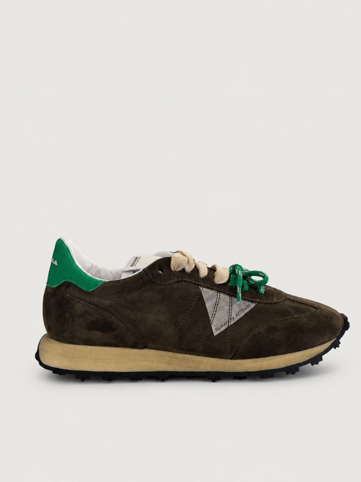 Sneaker Ager in camoscio moro AGER 203 RUN OF 