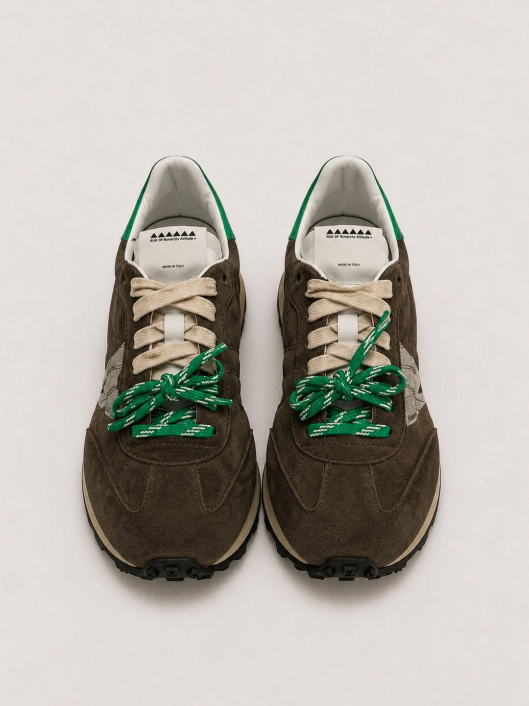 Sneaker Ager in camoscio moro AGER 203 RUN OF 