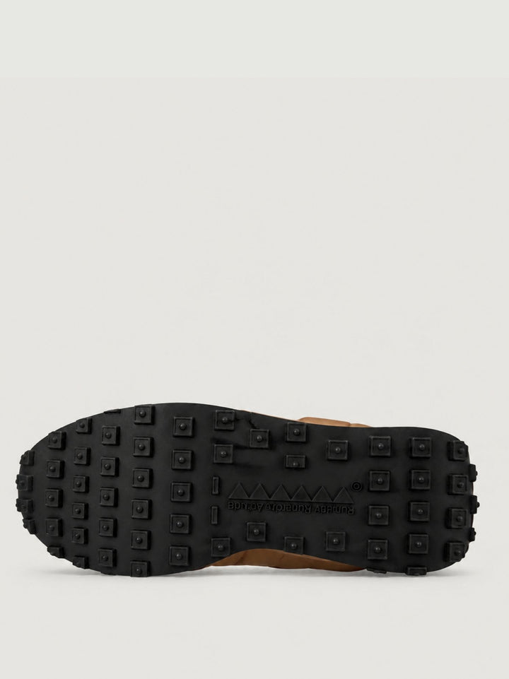 Sneaker Amnis in nylon e camoscio cammello AMNIS 205 RUN OF 