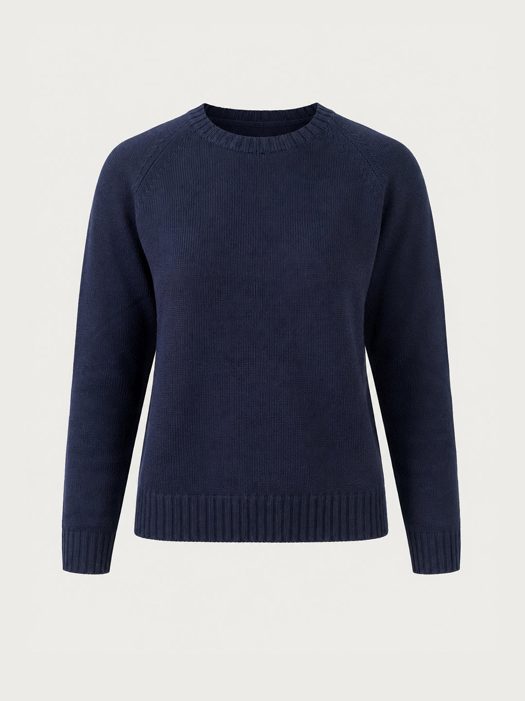 Girocollo in pura lana blu WO2470/26 BLU S&M GROUP 
