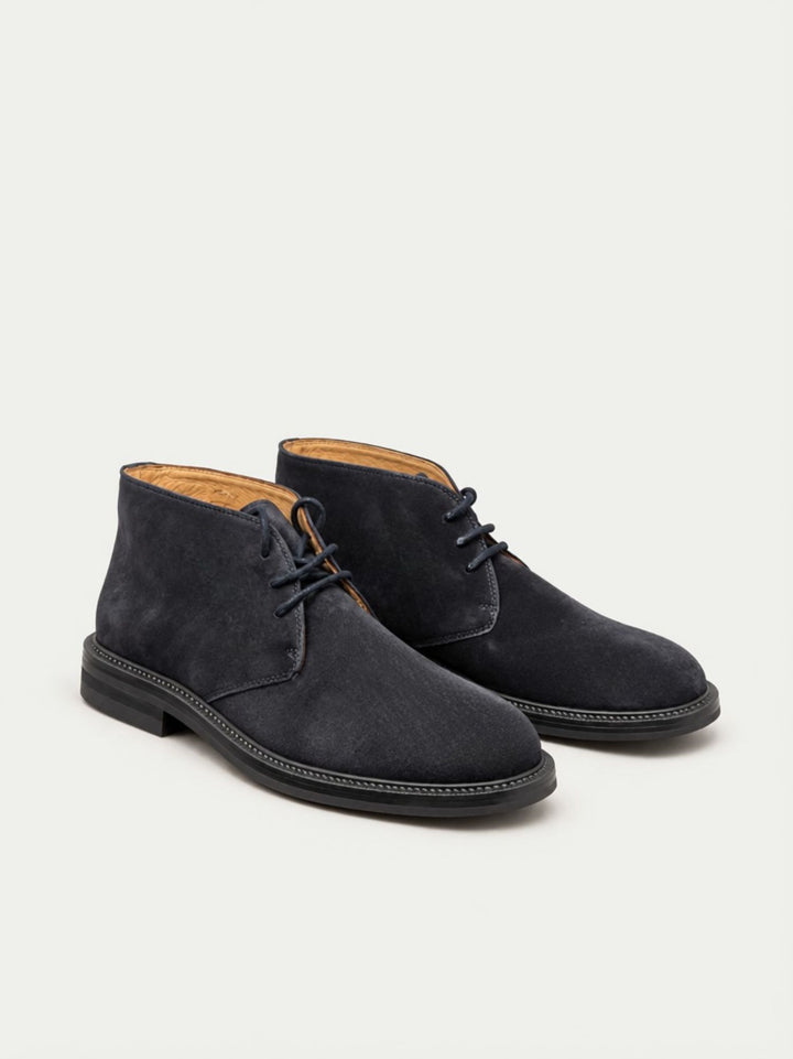 Polacchino in camoscio navy 073 565 SAXONE 