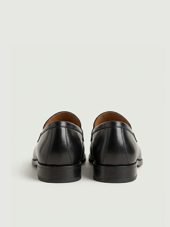 Allacciata Oxford in pelle nera 350/22 NERO SAXONE 