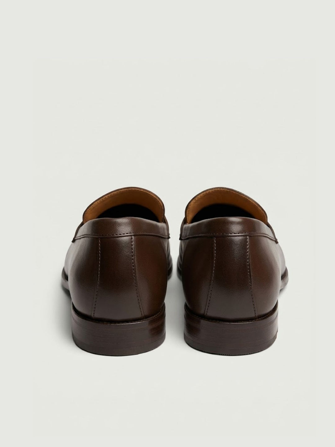 Mocassino penny in pelle cioccolato TIREE/23 T.MORO SAXONE 