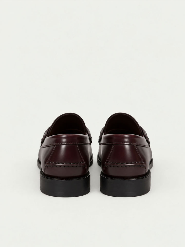 Mocassino penny Dan in pelle liscia borgogna 73122LW 903 SEBAGO 