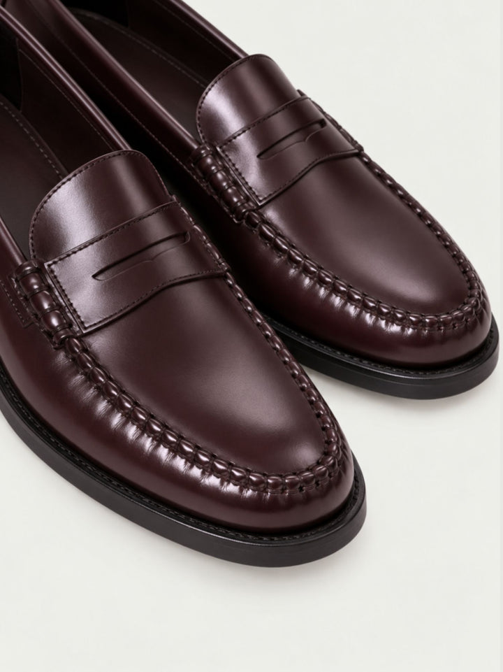 Mocassino penny Dan in pelle liscia borgogna 73122LW 903 SEBAGO 