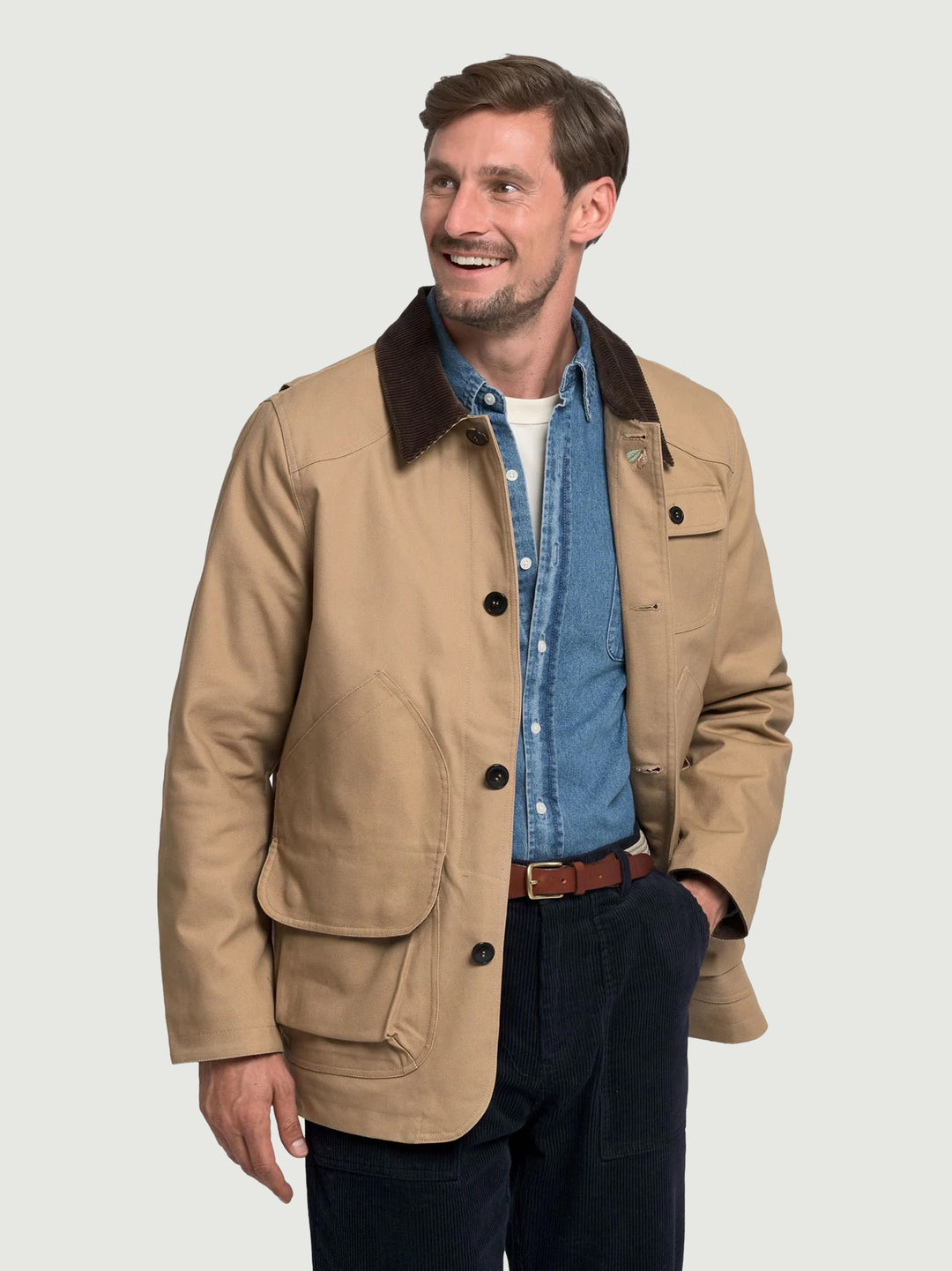 Giacca Tenny Canvas in tela di cotone con fodera in lana 751224W XZ3 SEBAGO 