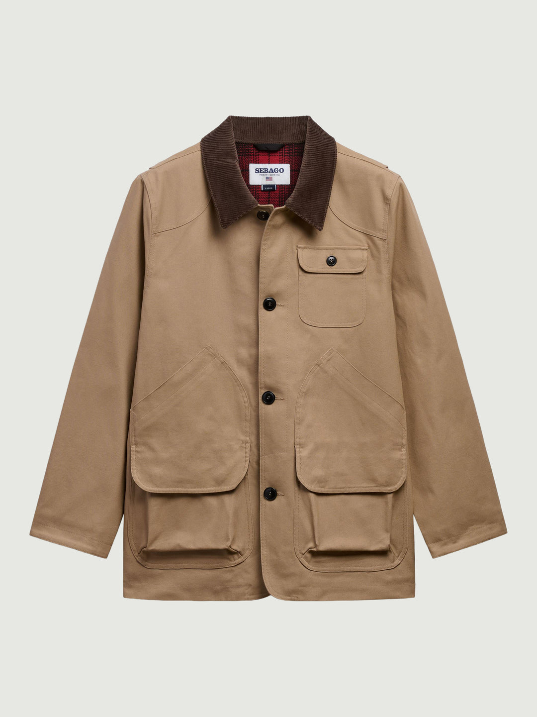 Giacca Tenny Canvas in tela di cotone con fodera in lana 751224W XZ3 SEBAGO 