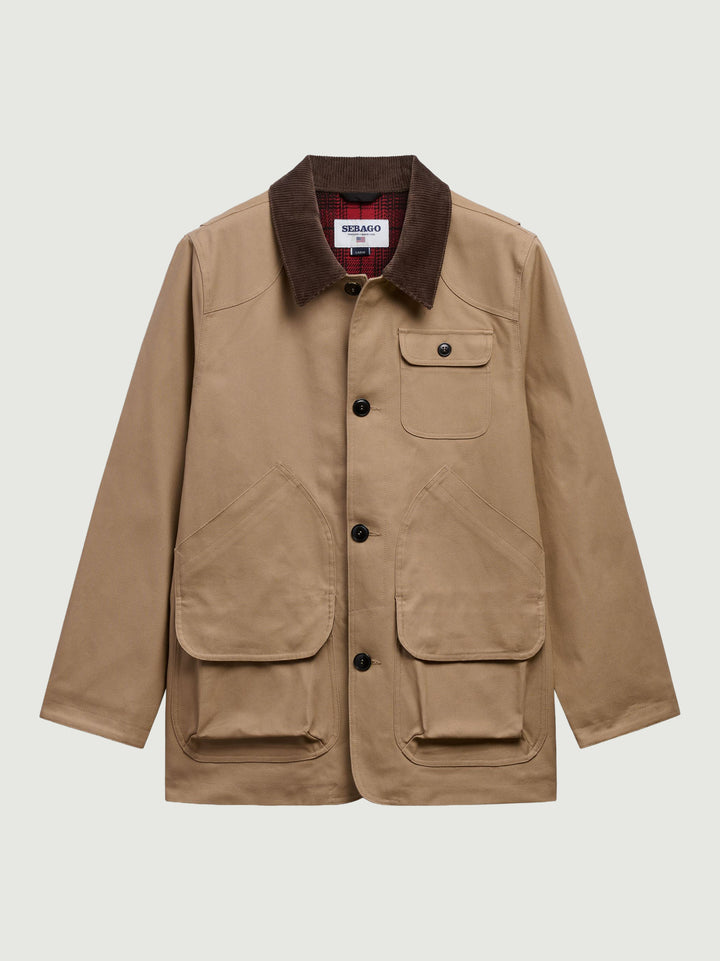 Giacca Tenny Canvas in tela di cotone con fodera in lana 751224W XZ3 SEBAGO 