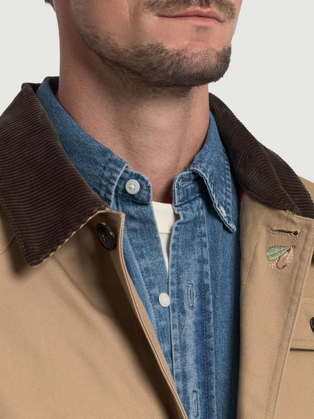 Giacca Tenny Canvas in tela di cotone con fodera in lana 751224W XZ3 SEBAGO 