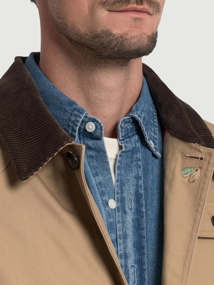 Giacca Tenny Canvas in tela di cotone con fodera in lana 751224W XZ3 SEBAGO 