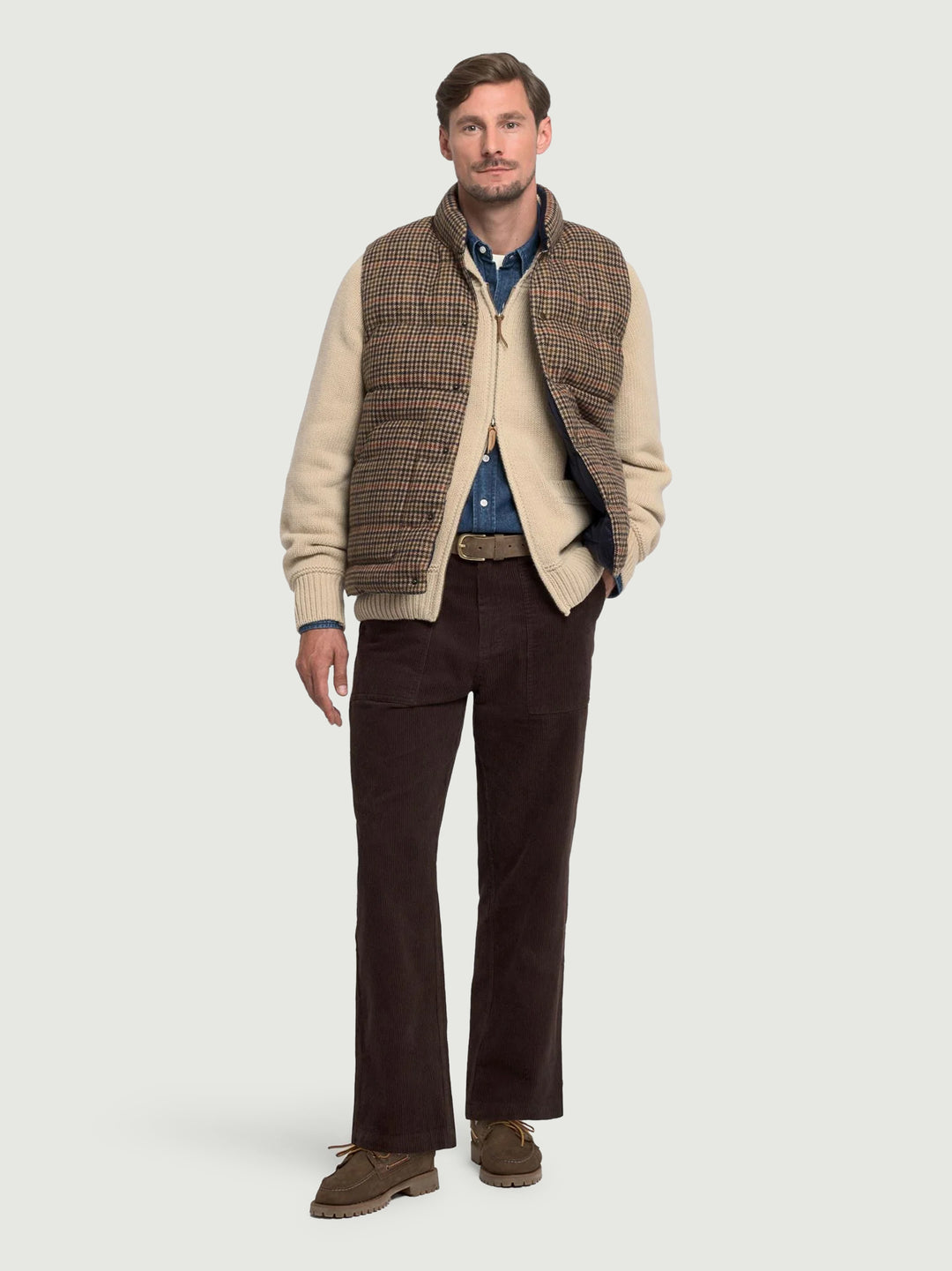 Gilet Webb Wool pied de poule reversibile 751276W A08 SEBAGO 
