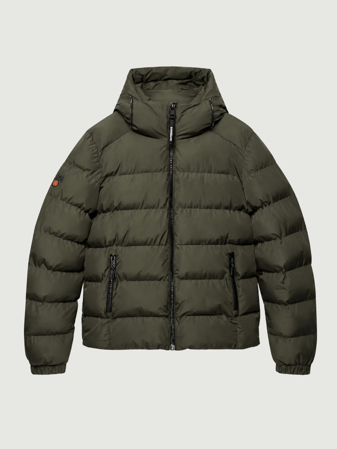 Piumino a collo alto verde militare M5011905A H1Q SUPERDRY 