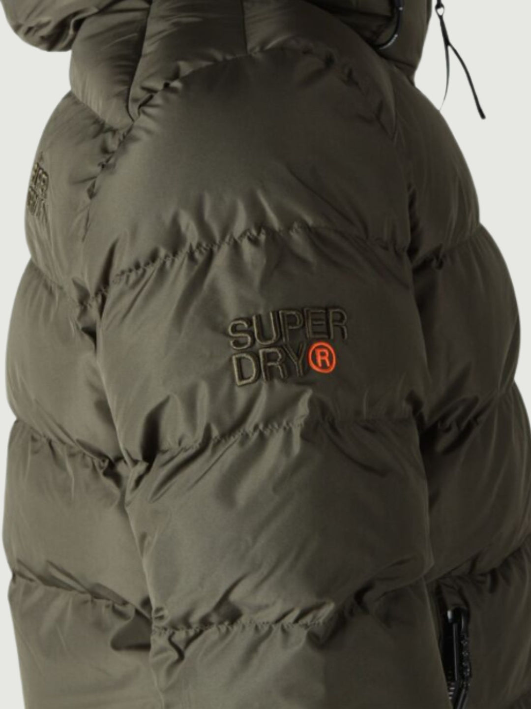 Piumino a collo alto verde militare M5011905A H1Q SUPERDRY 