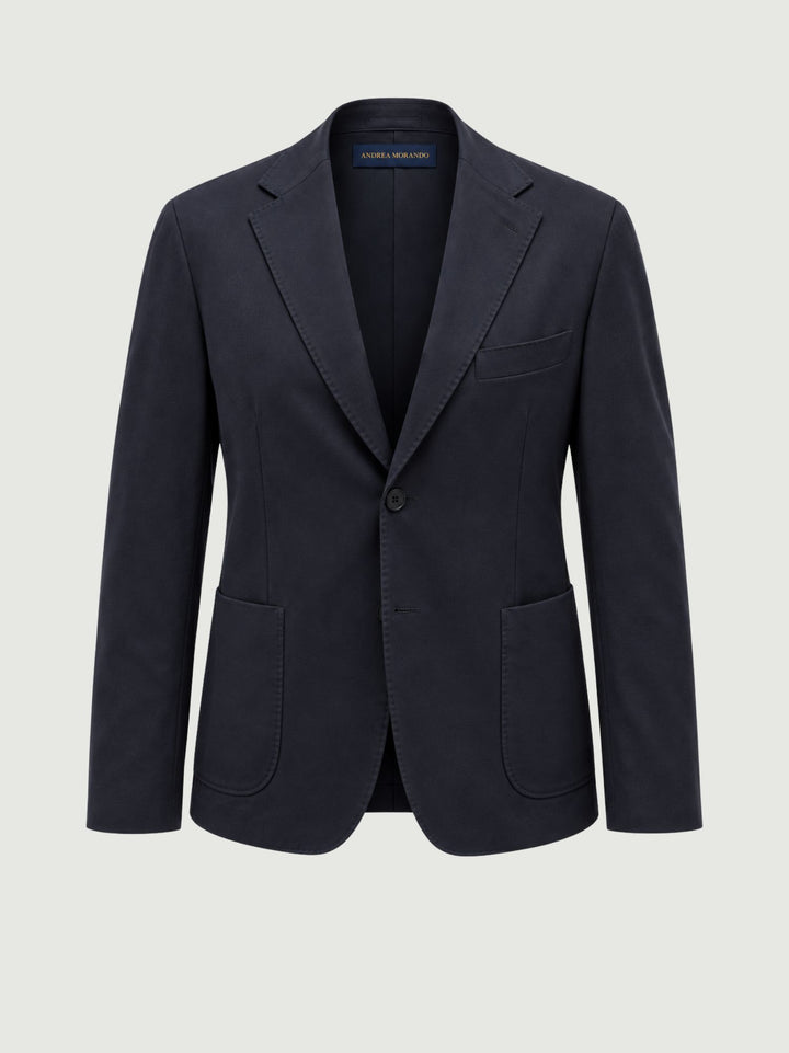 Blazer monopetto blu navy G001LY0013M 7000 ANDREA MORANDO 