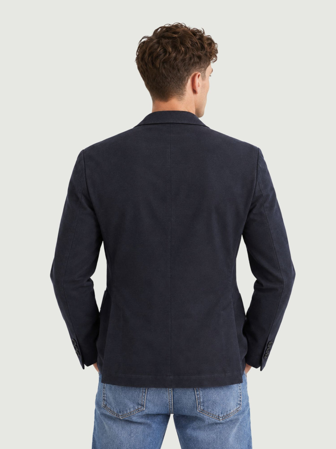 Blazer monopetto blu navy G001LY0013M 7000 ANDREA MORANDO 