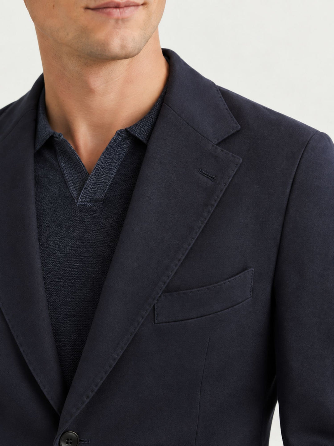 Blazer monopetto blu navy G001LY0013M 7000 ANDREA MORANDO 