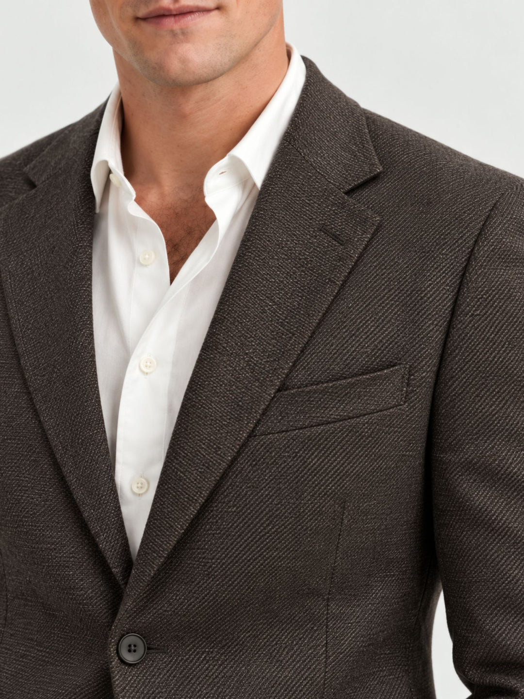 Blazer monopetto in microtrama G002PL0295M 2000 ANDREA MORANDO 