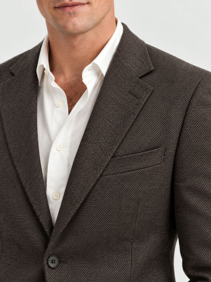 Blazer monopetto in microtrama G002PL0295M 2000 ANDREA MORANDO 