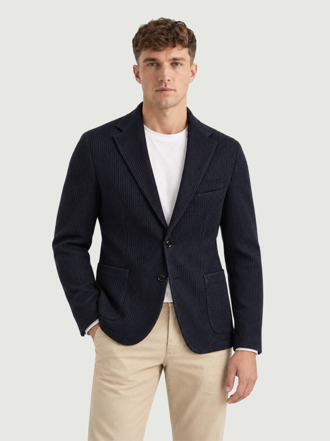 Blazer a coste navy G003WO0143M 7000 ANDREA MORANDO 