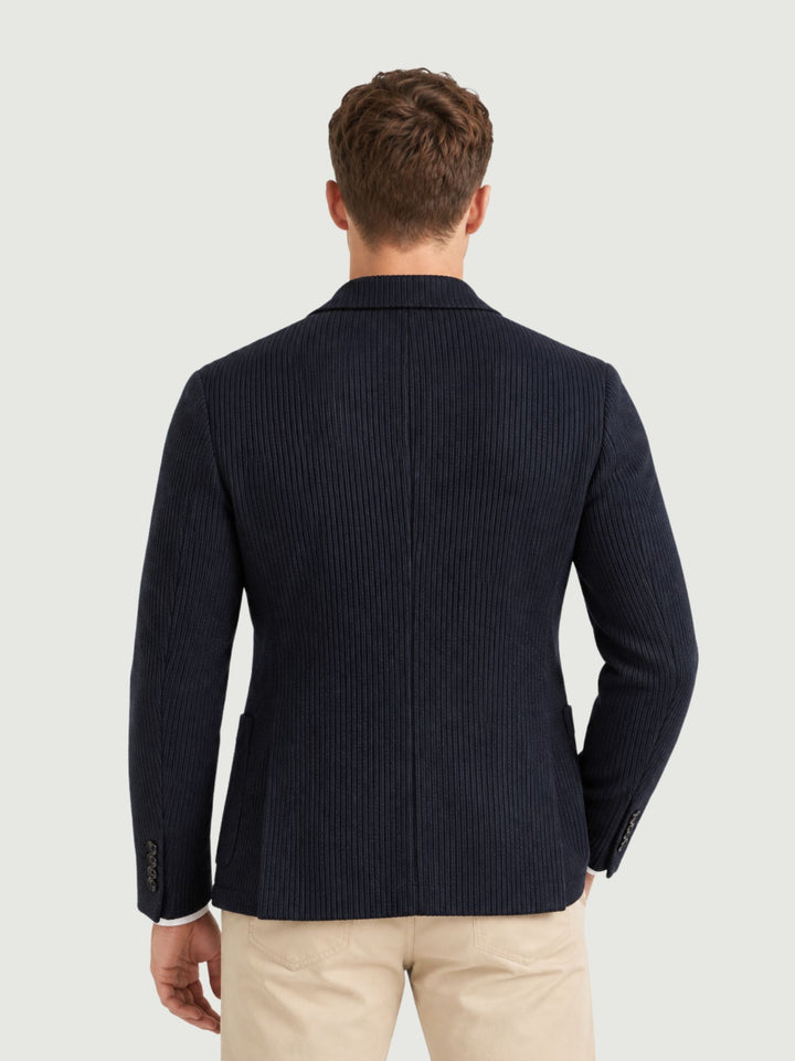 Blazer a coste navy G003WO0143M 7000 ANDREA MORANDO 