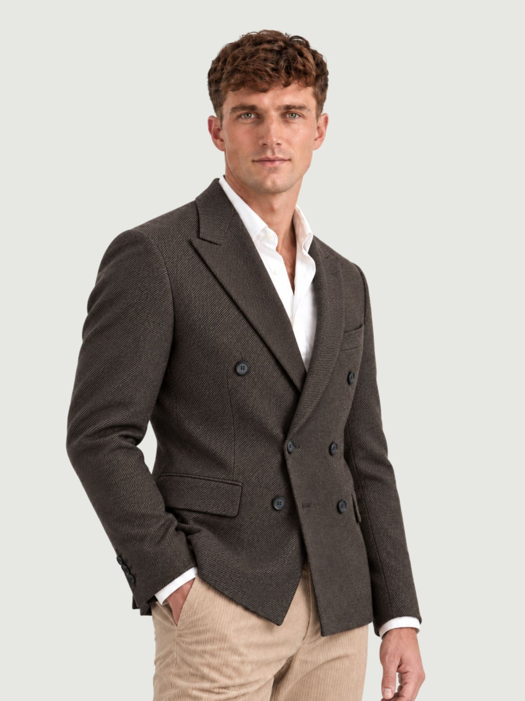 Blazer doppiopetto moro G010PL0295M 2000 ANDREA MORANDO 