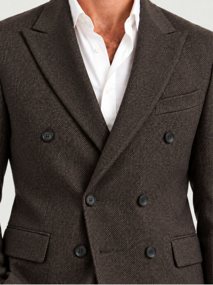 Blazer doppiopetto moro G010PL0295M 2000 ANDREA MORANDO 