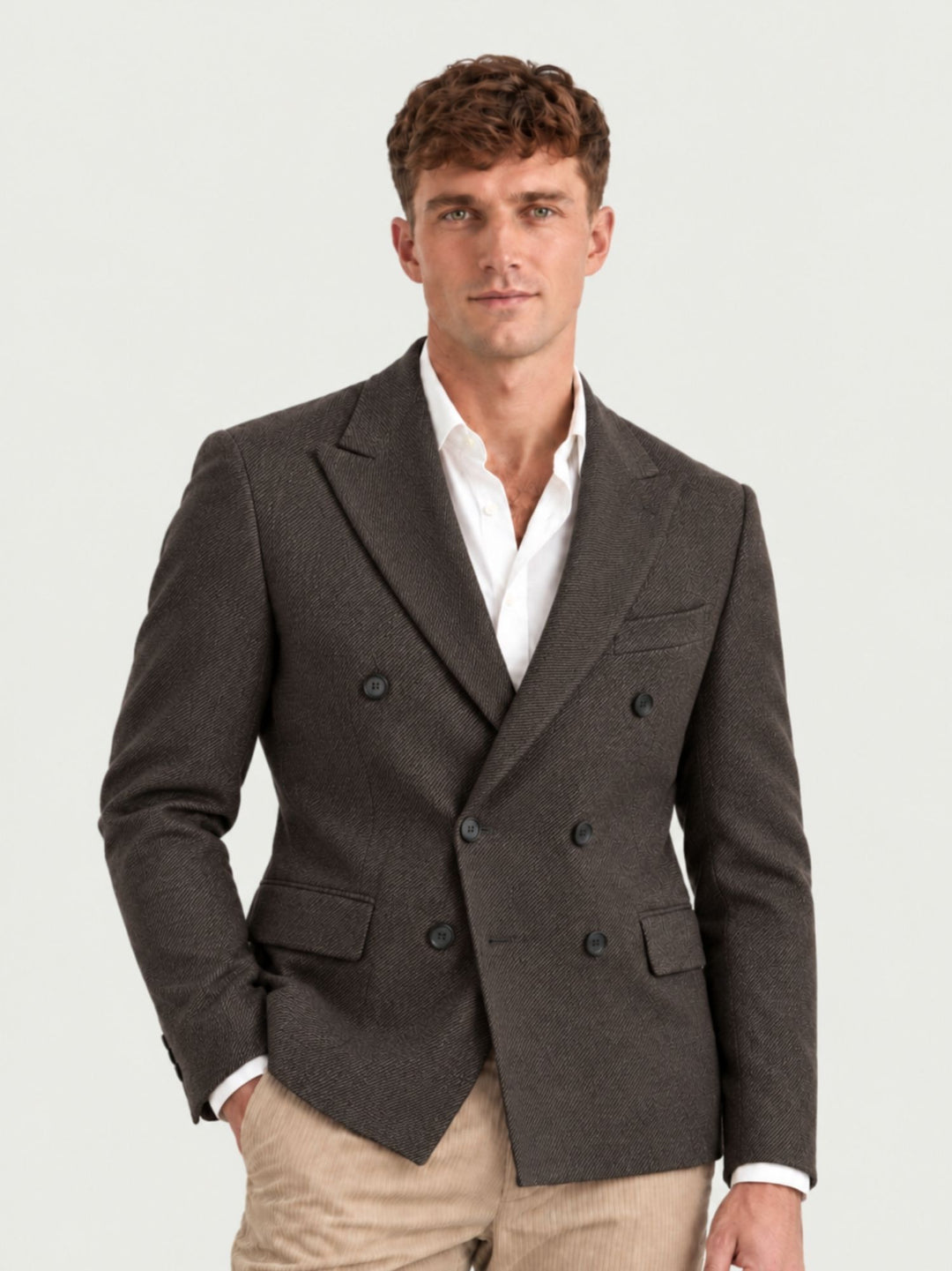 Blazer doppiopetto moro G010PL0295M 2000 ANDREA MORANDO 