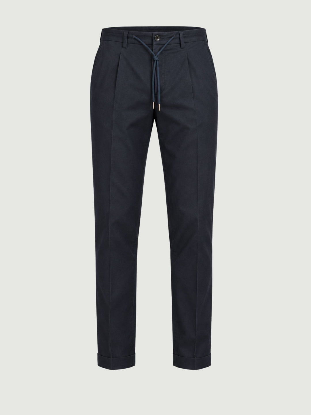 Pantalone chino con coulisse navy P002LY0013M 7000 ANDREA MORANDO 