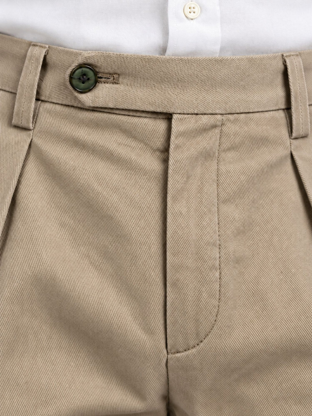 Pantalone chino con pinces sabbia P003CO0457M 2001 ANDREA MORANDO 