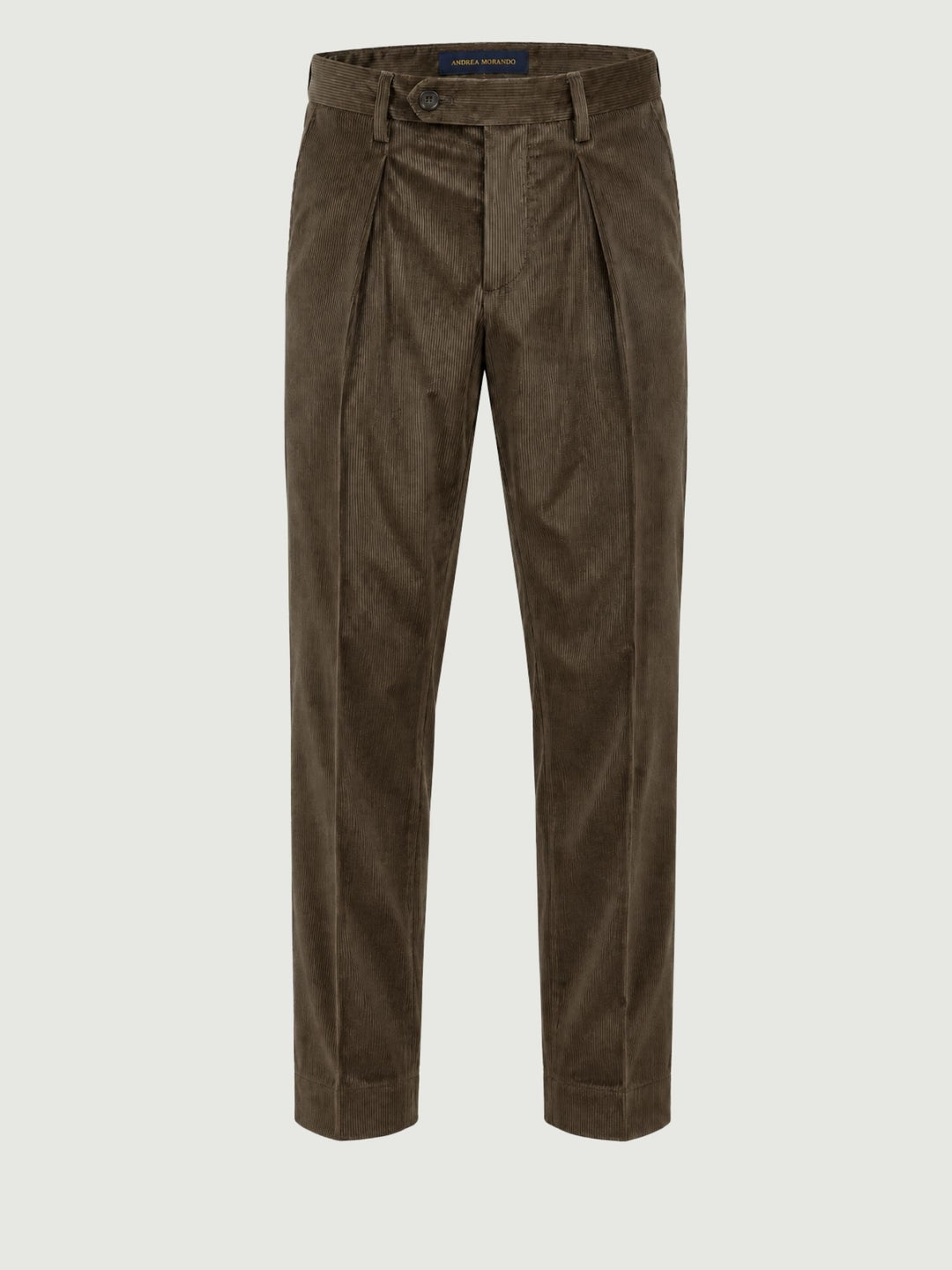 Pantalone chino in velluto a coste moro P003CO0473M 2000 ANDREA MORANDO 