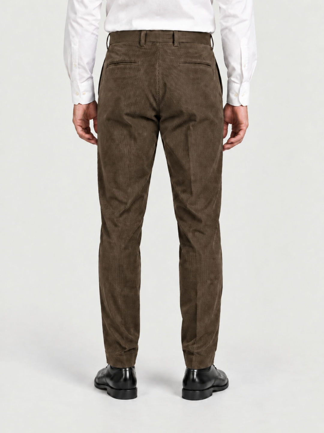 Pantalone chino in velluto a coste moro P003CO0473M 2000 ANDREA MORANDO 