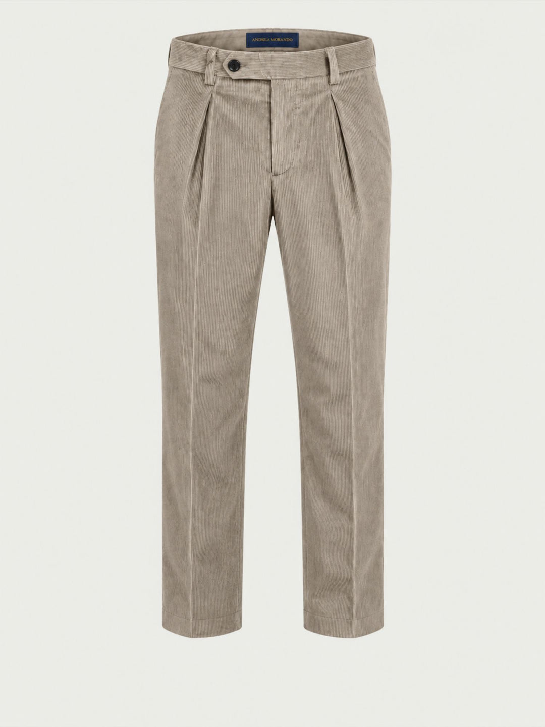 Pantalone chino in velluto a coste sabbia P003CO0473M 2010 ANDREA MORANDO 
