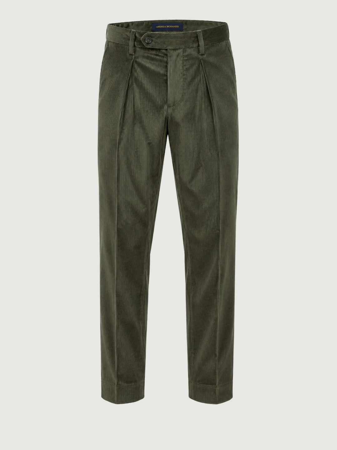 Pantalone chino in velluto a coste militare P003CO0473M 4000 ANDREA MORANDO 