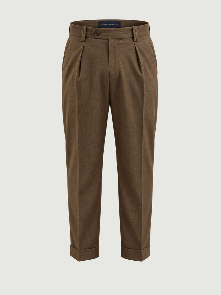 Pantalone in fresco lana testa di moro P003PL0305M 2009 ANDREA MORANDO 