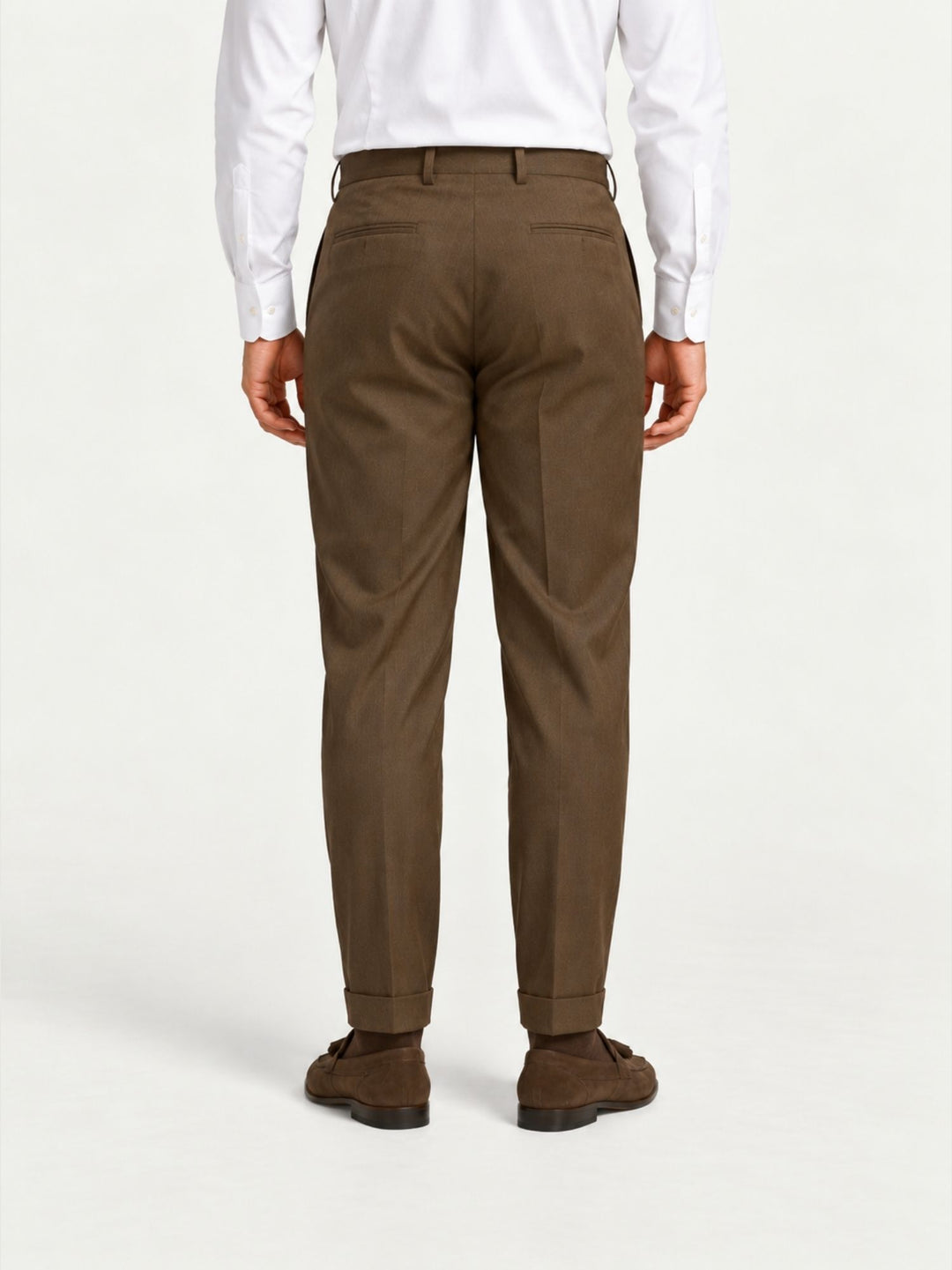 Pantalone in fresco lana testa di moro P003PL0305M 2009 ANDREA MORANDO 