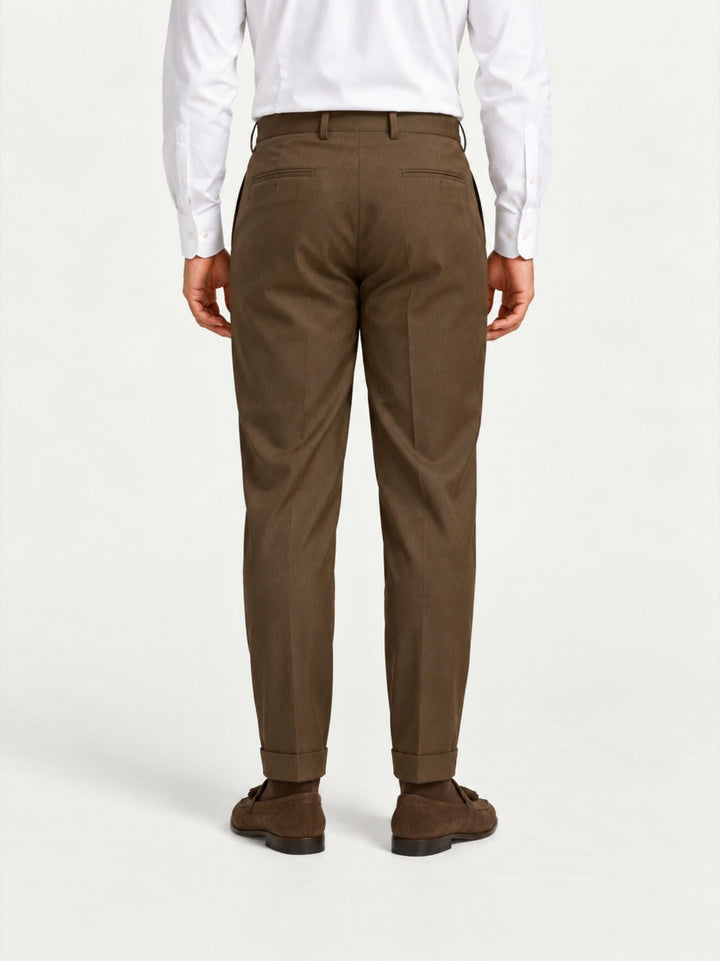 Pantalone in fresco lana testa di moro P003PL0305M 2009 ANDREA MORANDO 