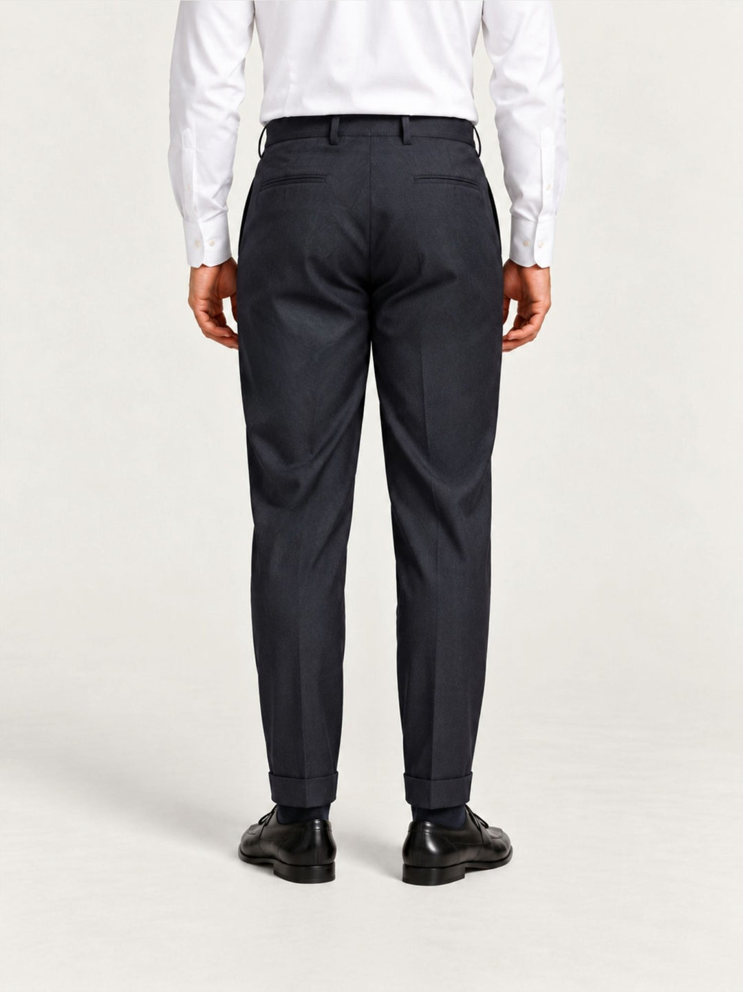 Pantalone in fresco lana navy P003PL0305M 7000 ANDREA MORANDO 