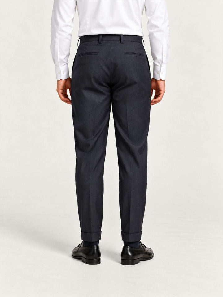 Pantalone in fresco lana navy P003PL0305M 7000 ANDREA MORANDO 