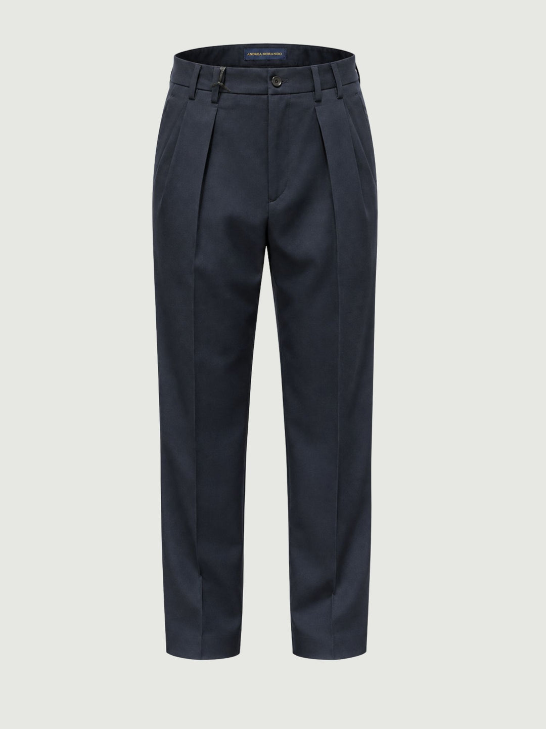 Pantalone chino con pinces navy P006PL0229M 7000 ANDREA MORANDO 