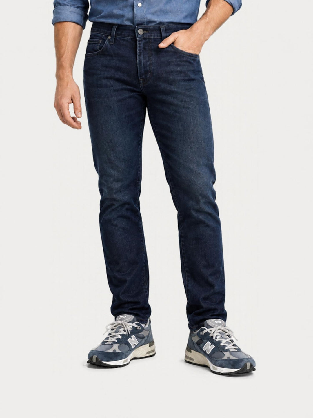 Jeans Barney lavaggio scuro BARNEY095 CB1 UNIFORM 