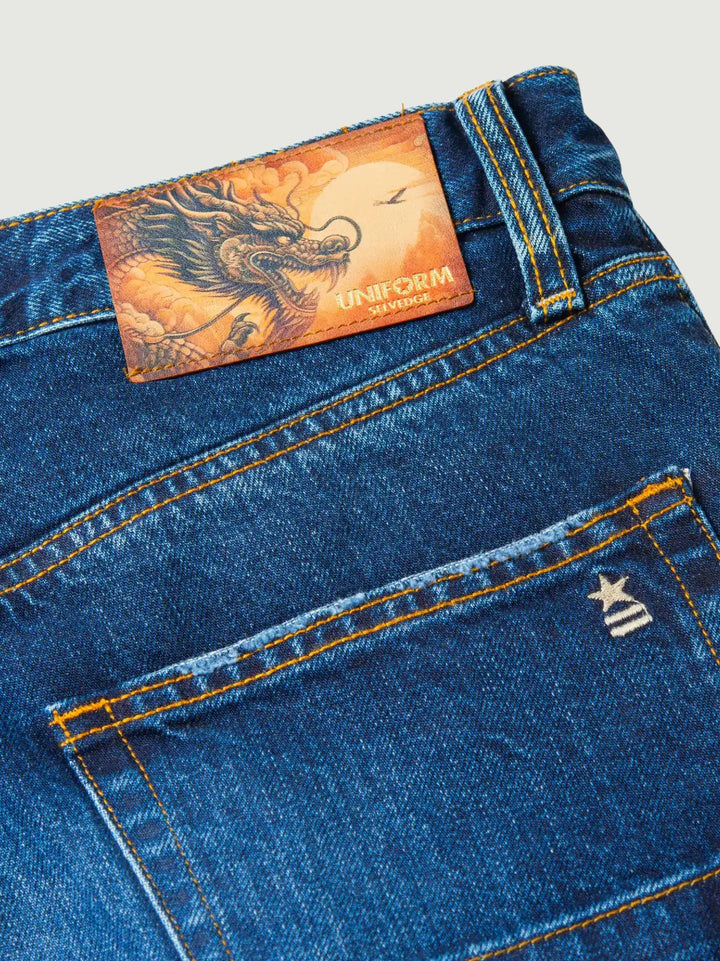 Jeans New Aris in cotone lavaggio medio NEW ARIS100 CB2 UNIFORM 