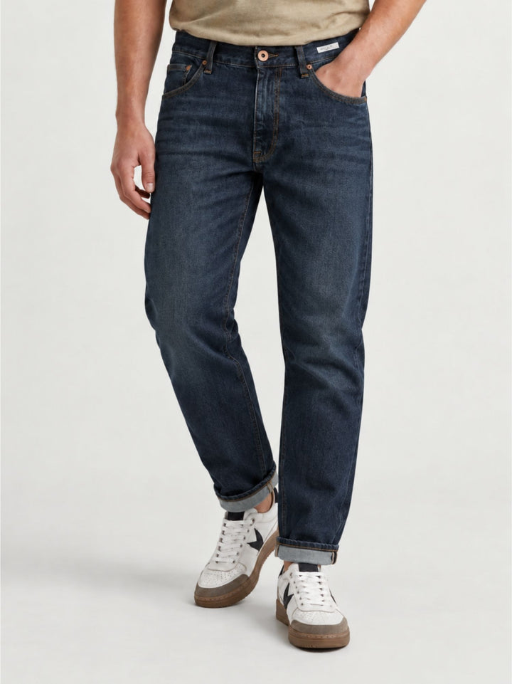 Jeans New Aris in cotone lavaggio scuro NEW ARIS105 B2 UNIFORM 
