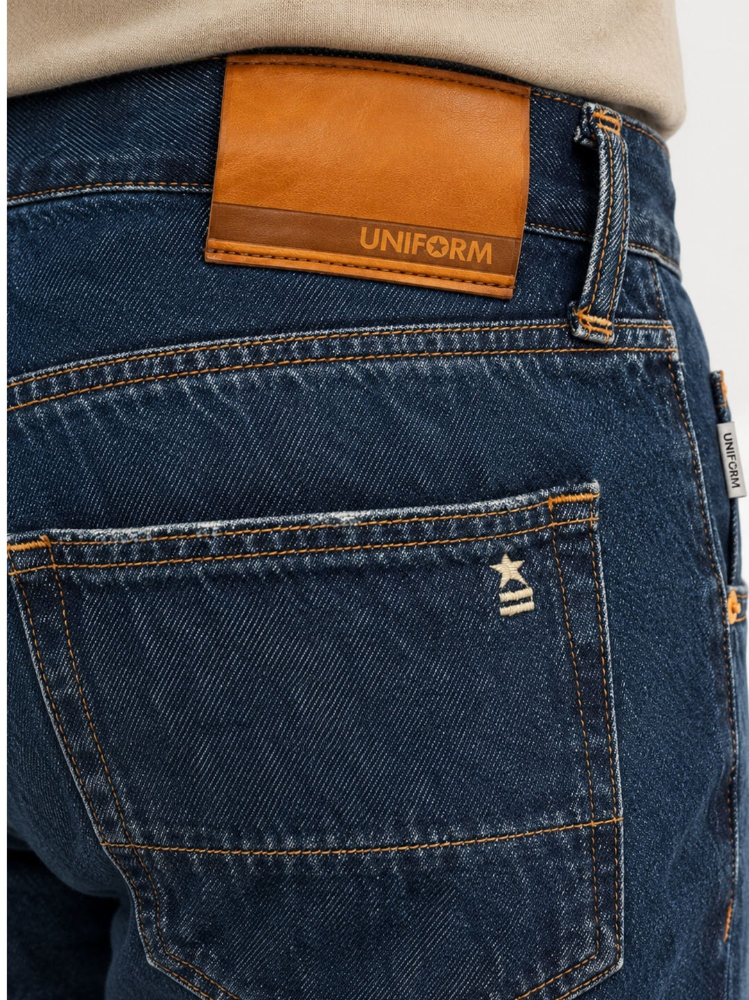 Jeans New Aris in cotone lavaggio scuro NEW ARIS105 B2 UNIFORM 